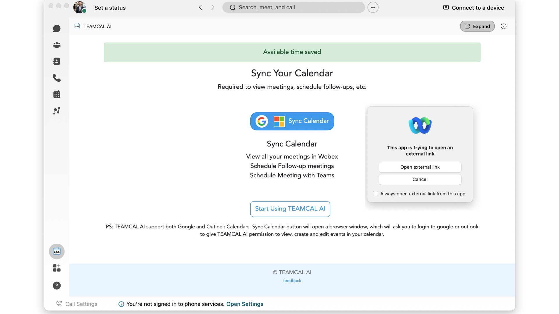 Sync Calendar